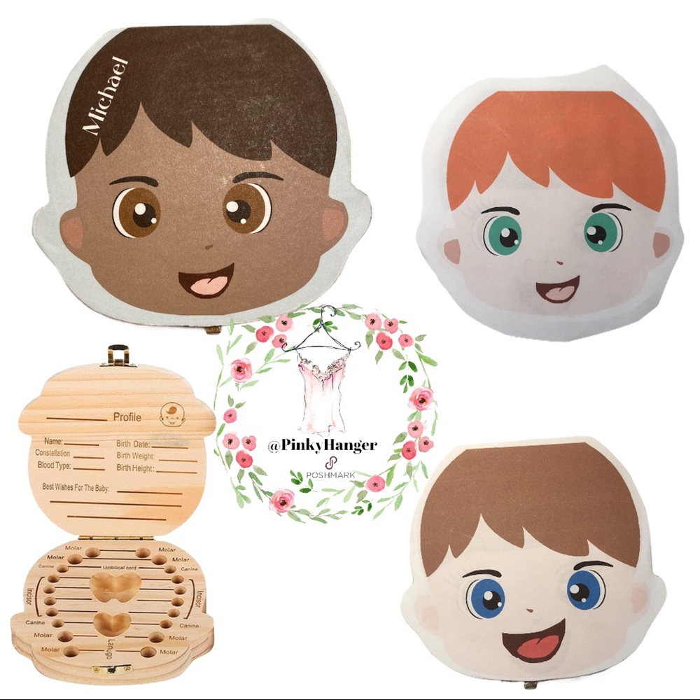 Personalized Tooth holder for Tooth Fairy  Box - Picture 2 of 4